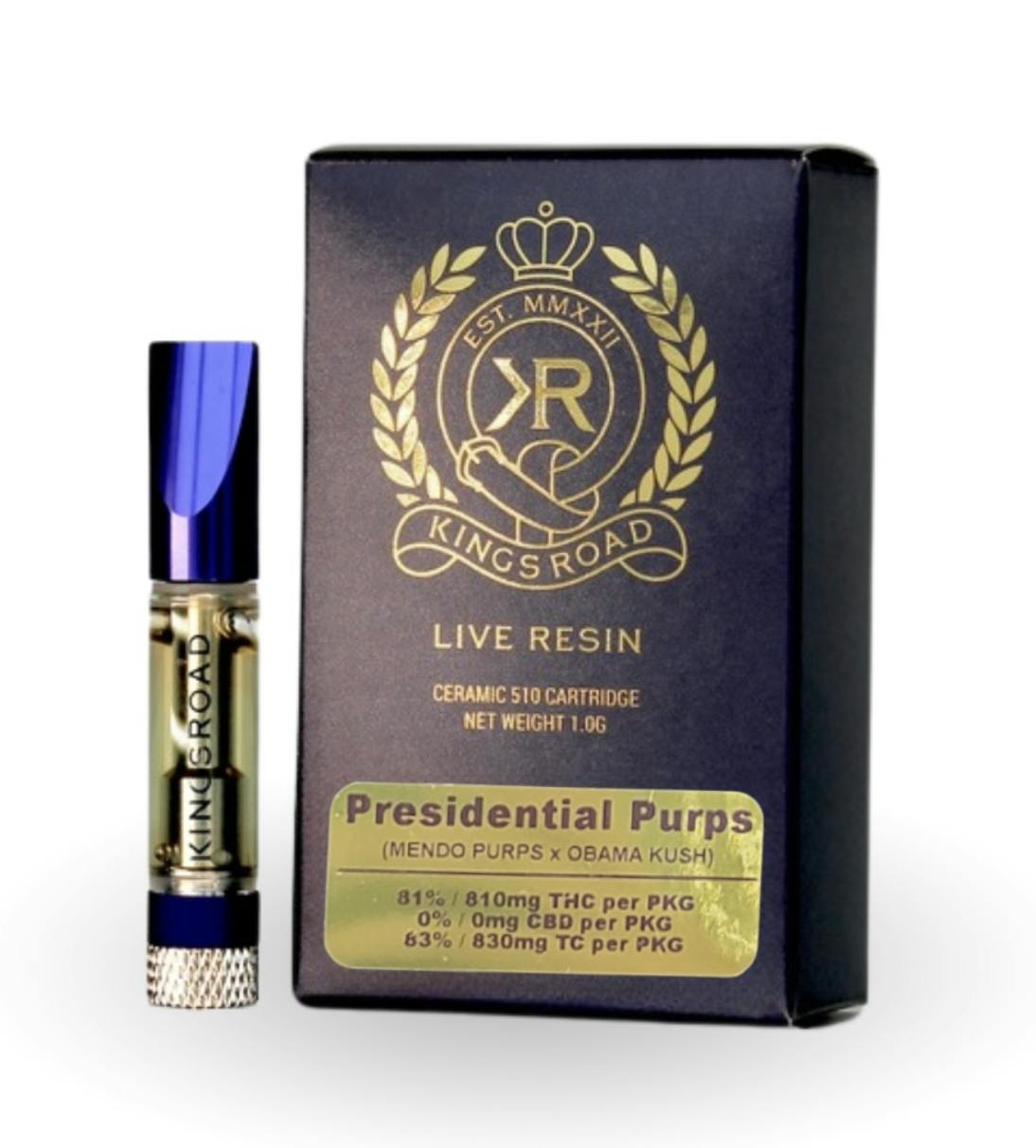 Cart | Kings Road | Purple Punch | Live Resin | 510 | 1g