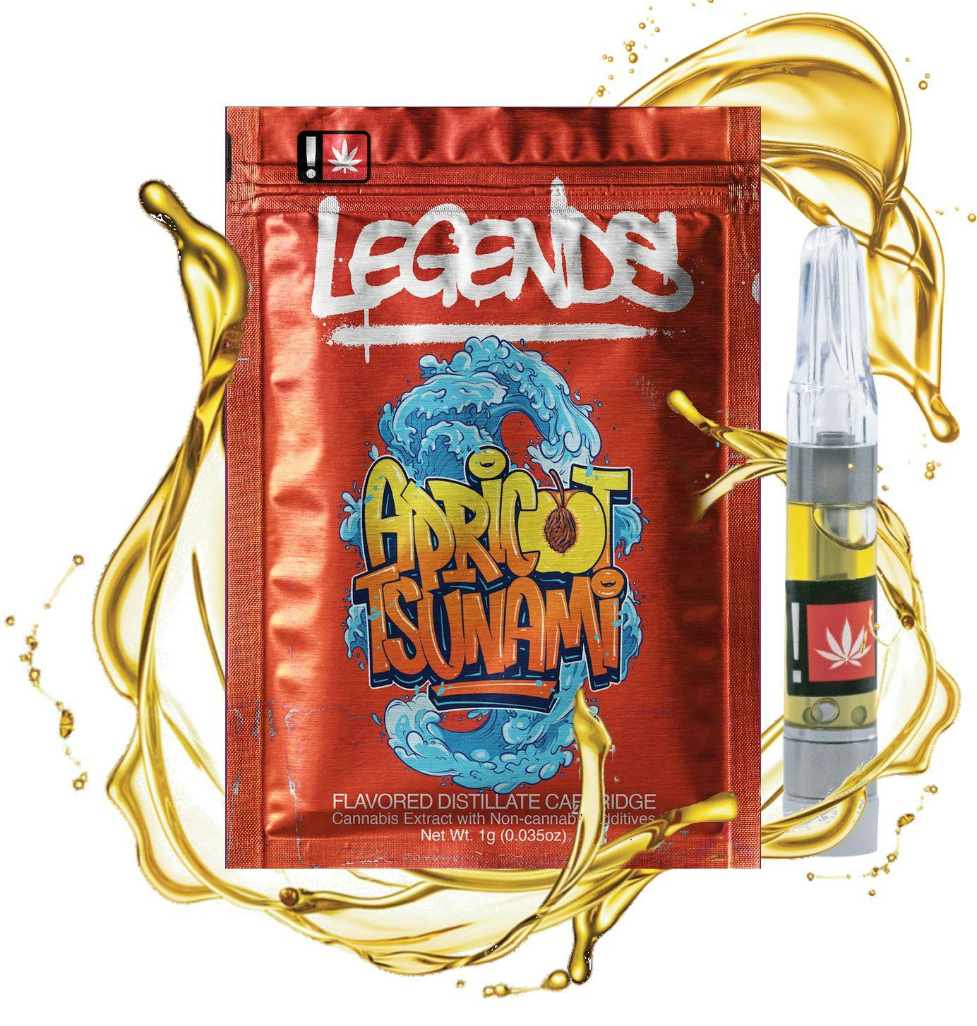 Legends | Apricot Tsunami Flavored Cartridge
