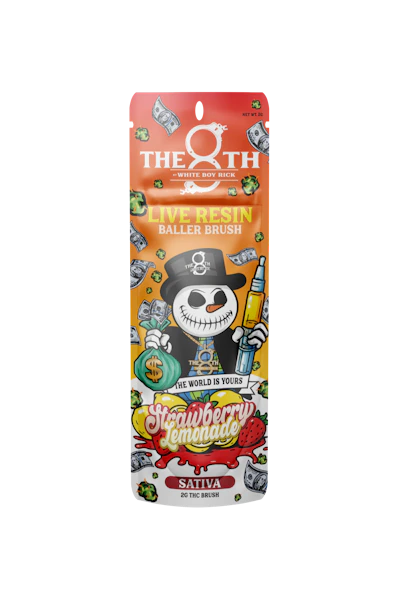 The 8th - 2g Live Resin Brush - Strawberry Lemonade