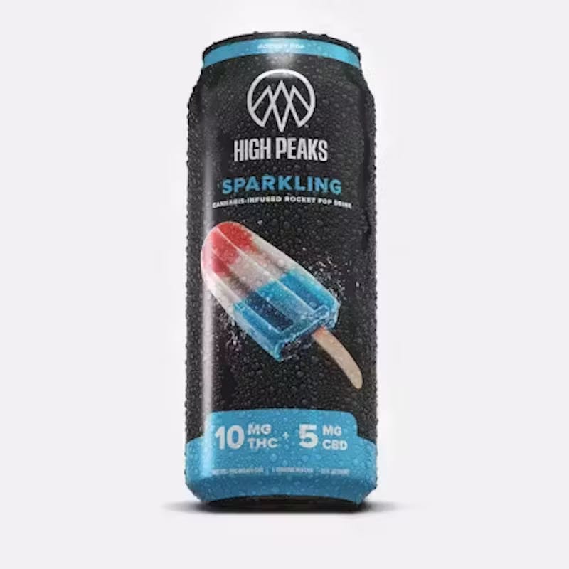Beverages | High Peaks | Rocket Pop 12oz Single Can | 10mg