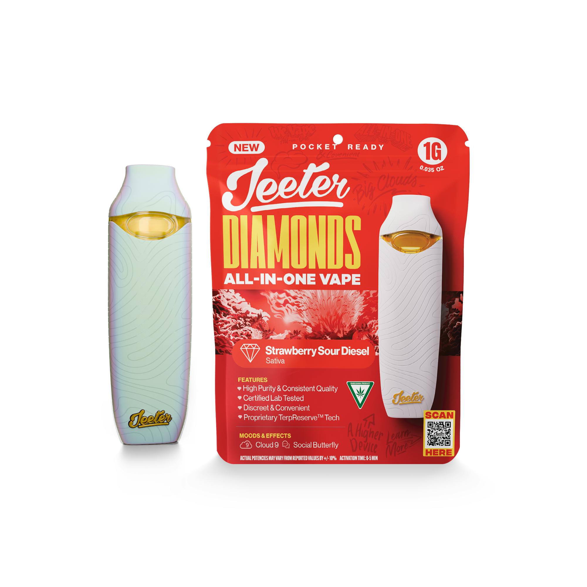 Jeeter Blue ZKZ Jeeter Infused Pre-Roll | 1g - Puff Cannabis