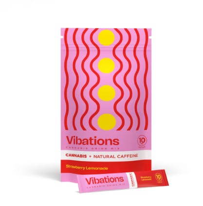 Strawberry Lemonade | 10mg | 10pk Drink Mix | Vibations | Trinity