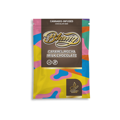 Bhang | 100mg THC 50mg CBG Bar | Bhetter Days Mocha Milk Chocolate