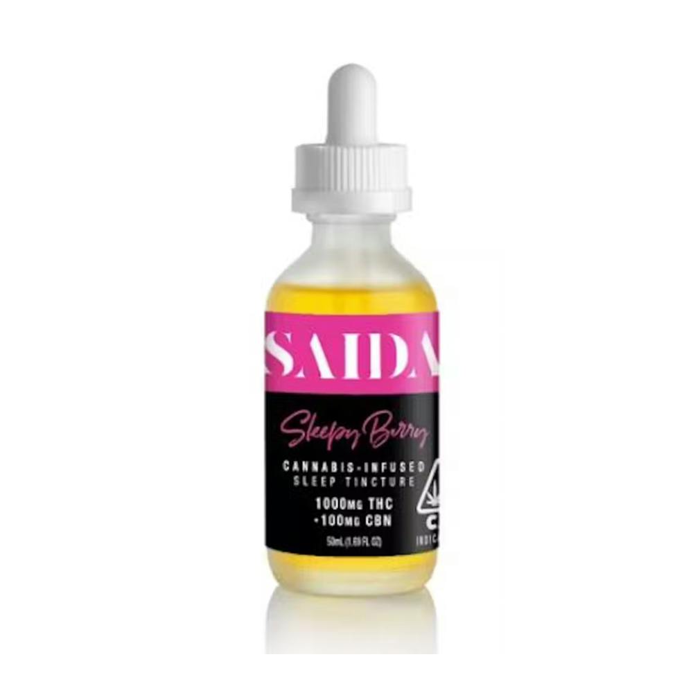 Saida Tincture 1000mg - Indica Sleepy Berry 10:1 THC:CBN