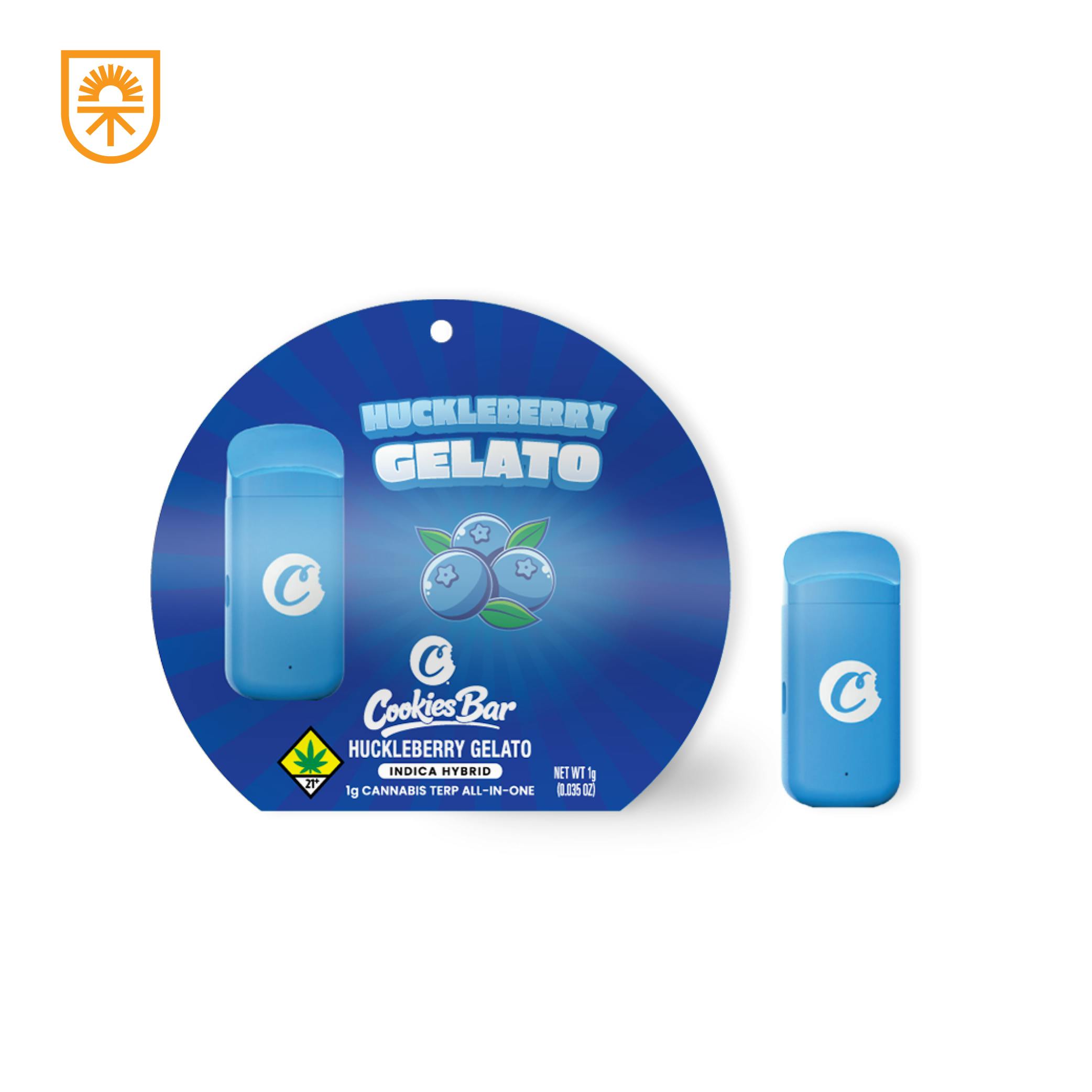 Huckleberry Gelato - Cookies - Bar - All-In-One - 1g | Lucky Leaf