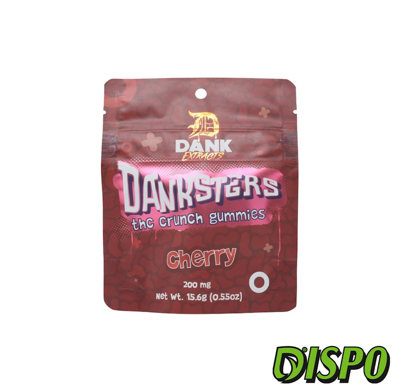 Dank Extracts Danksters - Cherry Nerd 200mg Gummies