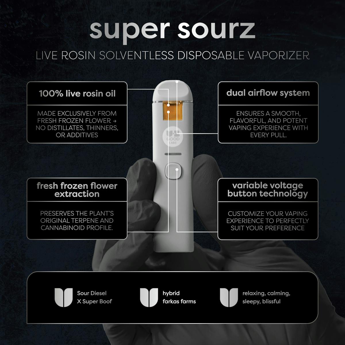 Photo of Super Sourz Live Rosin Disposable