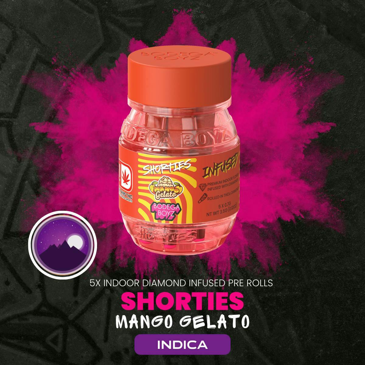 Bodega Boyz | Mango Gelato | Diamond Infused | 4ct | 2.8g