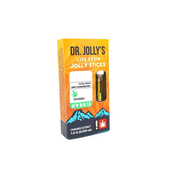 Dr. Jolly's 1g CHUNKADELIC SOUR LATTE LR + Distillate Jolly Sticks