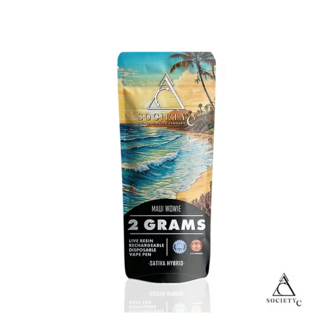 Society C - 2g Live Resin Disposable - Maui Wowie