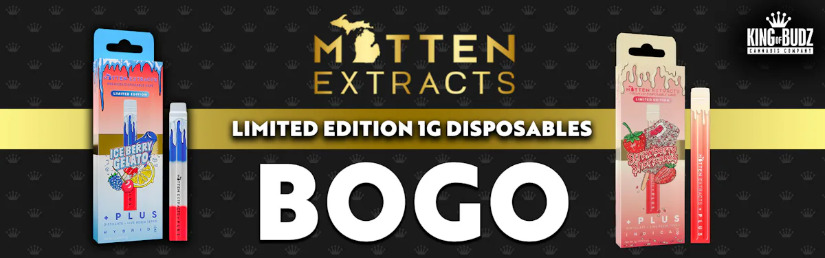 Limited Time Promo - Mitten Extracts 1g Disposable - BOGO