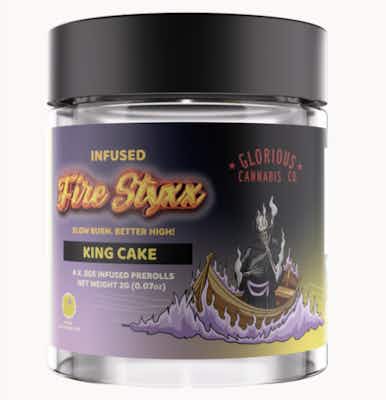 Product: 4pk | King Cake | THCA Infused | Fire Styxx