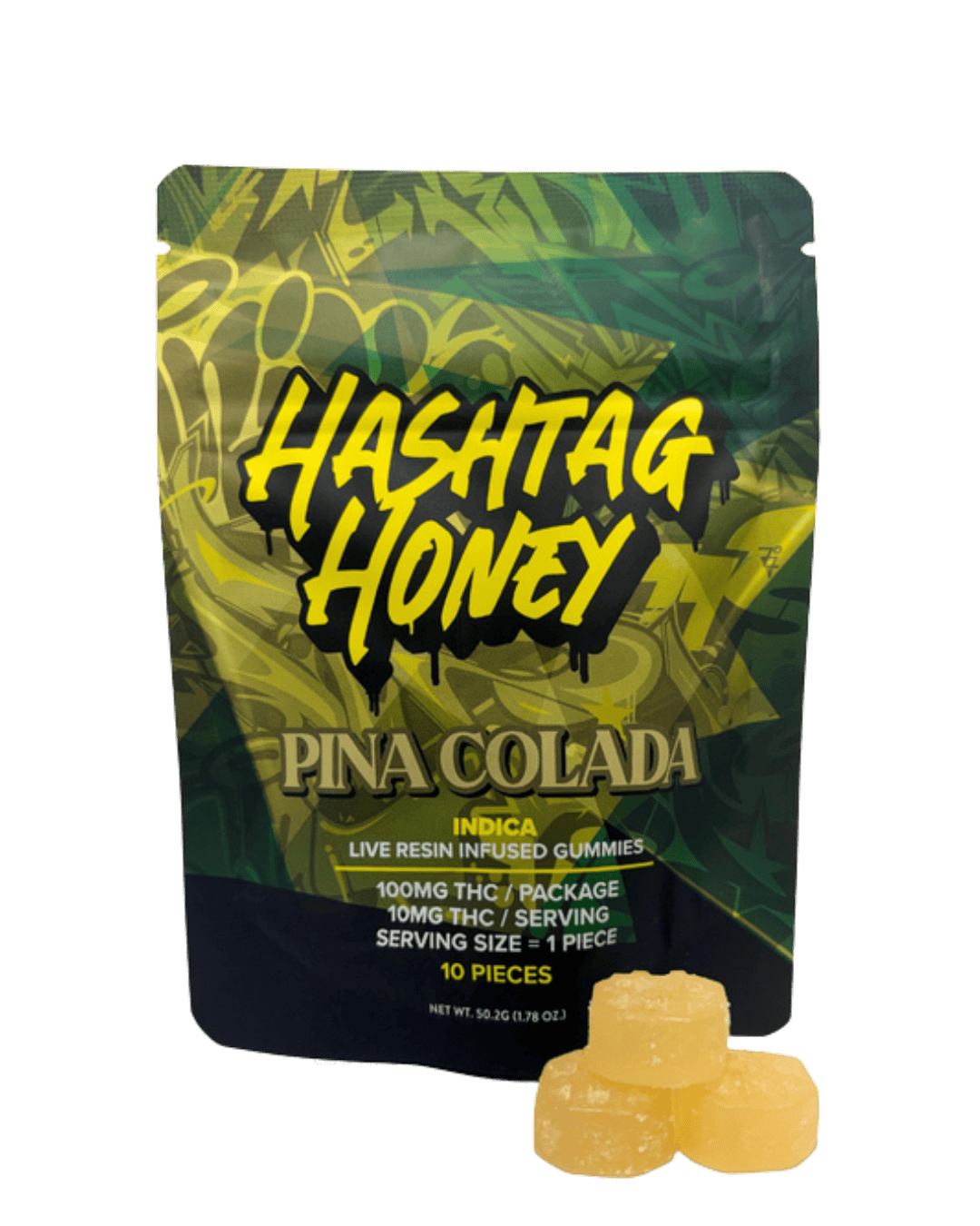 Hashtag Honey - Pina Colada Gummies - 100mg by Hashtag Honey
