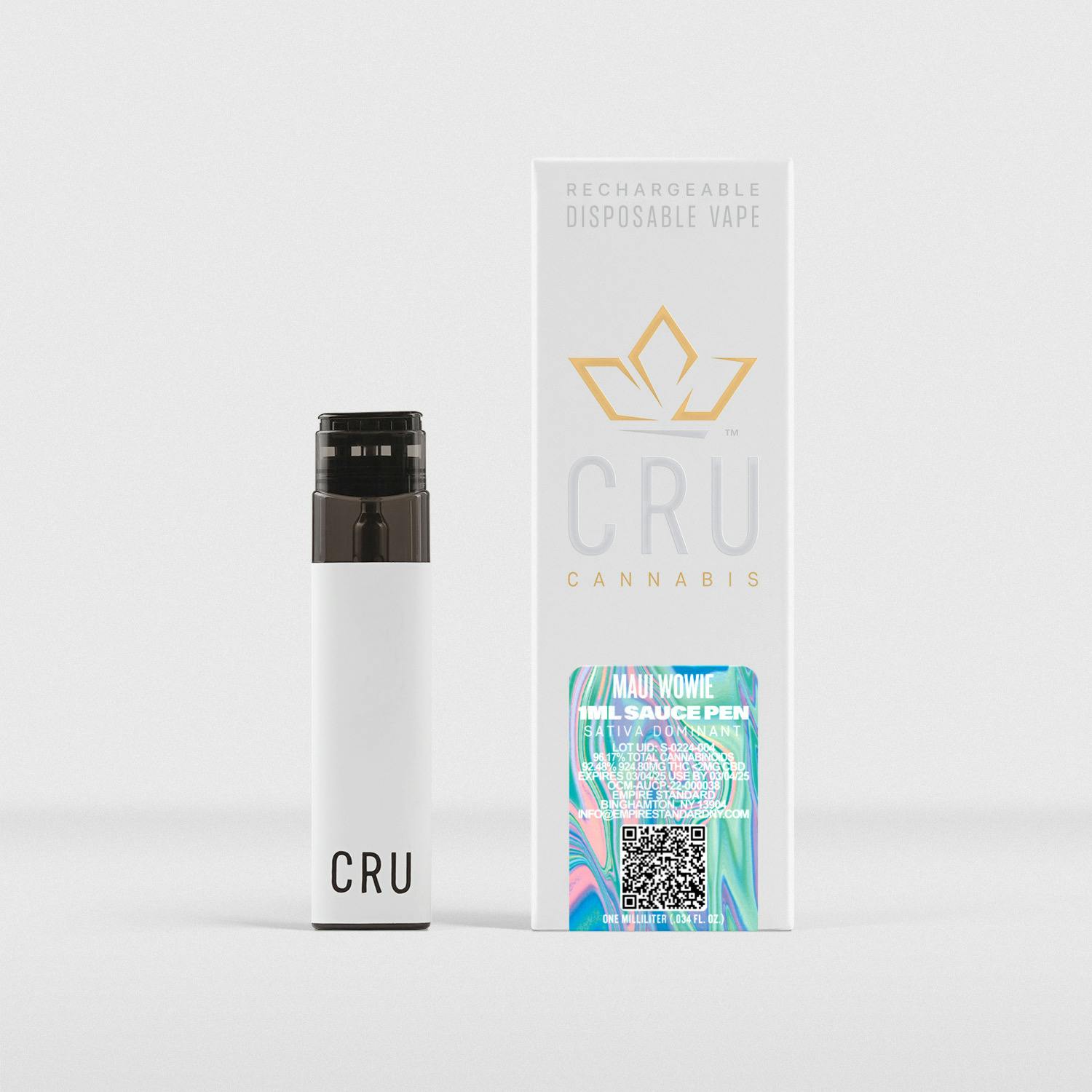 CRU 1ml Sauce Vape Disposable Maui Wowie