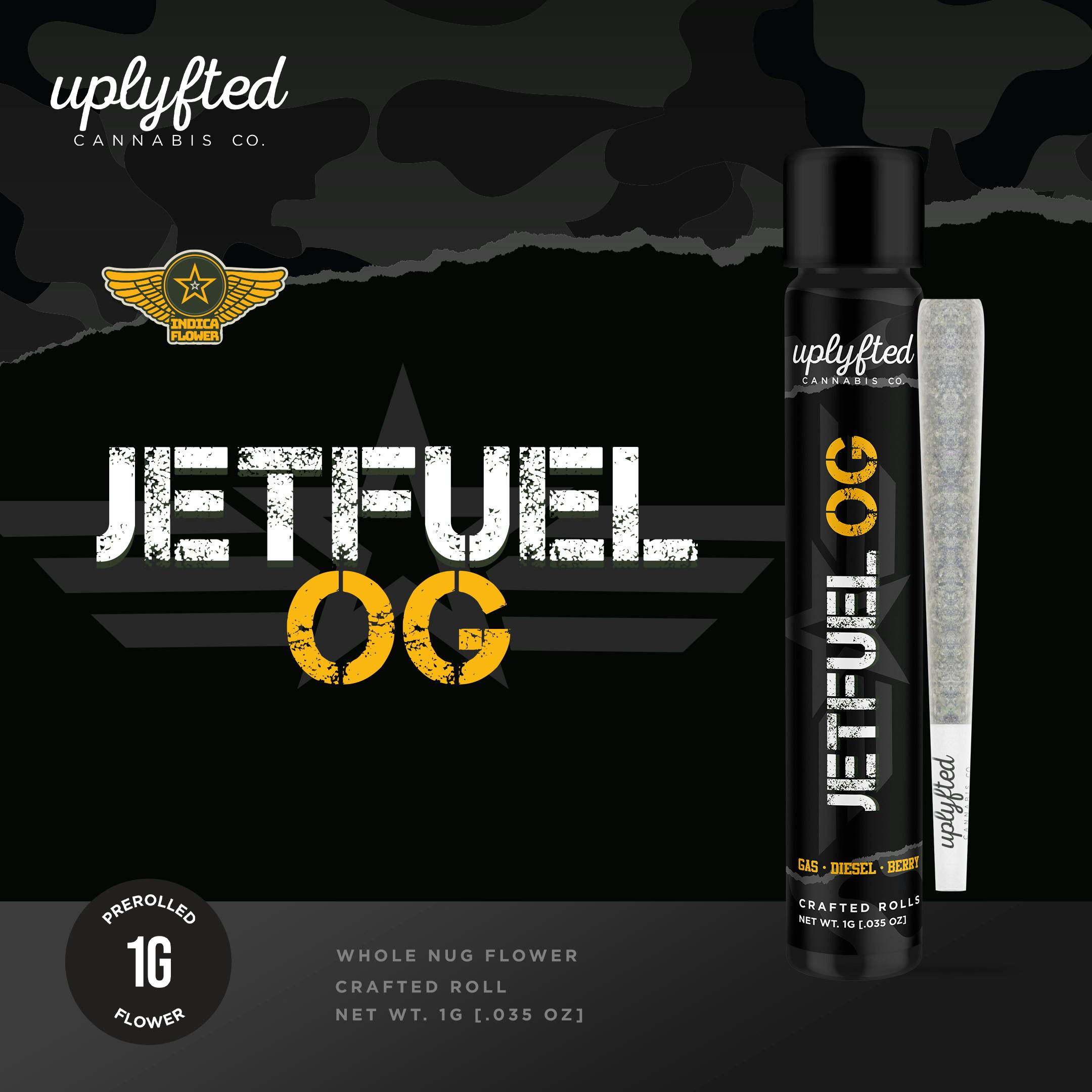 Uplyfted - Preroll - - Indica - **JET FUEL OG** (3/$30)