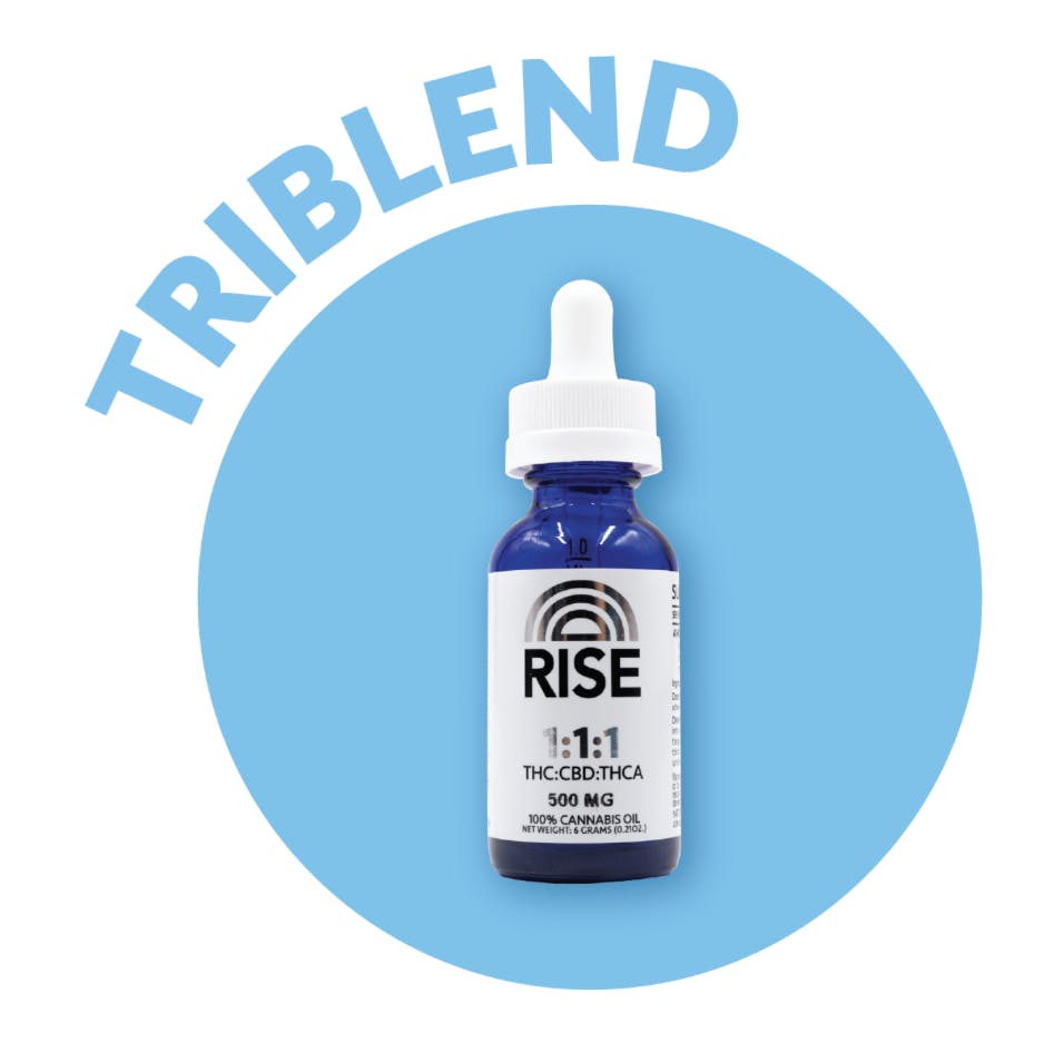 Product: Rise | Tincture - 1:1:1 - 600mg