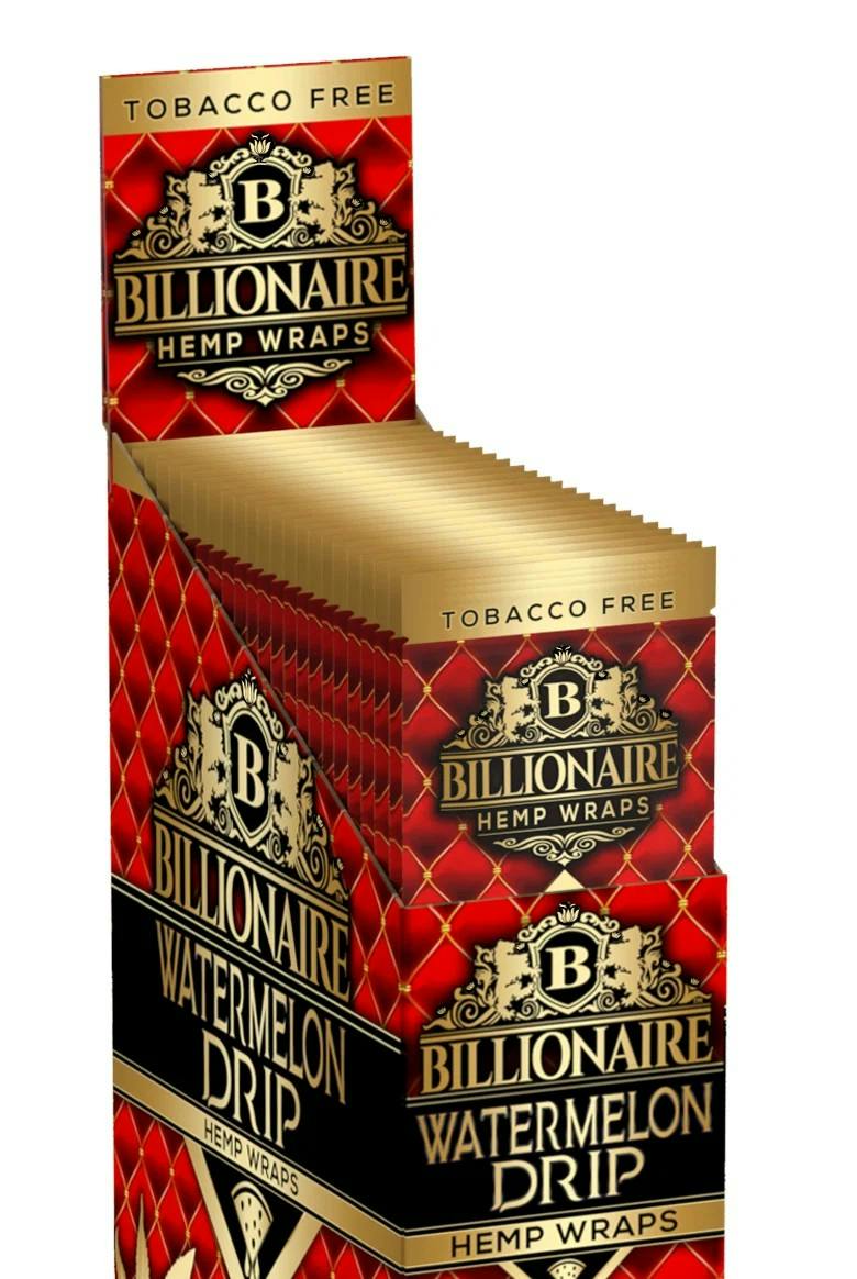 Billionaire Watermelon Drip Hemp Wraps Tobacco Free by Gatsby Cannabis Co. – Accessories at Gatsby Cannabis