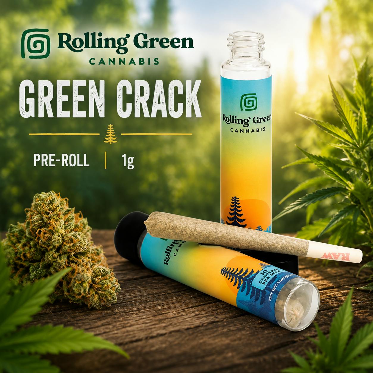 Product Rolling Green | Green Crack | Pre-Roll