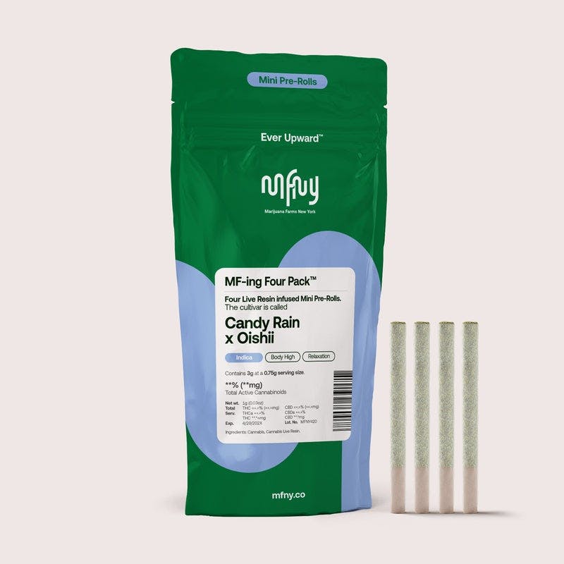 MFNY | Candy Rain x Oishii | Live Resin | 4pk | 3g