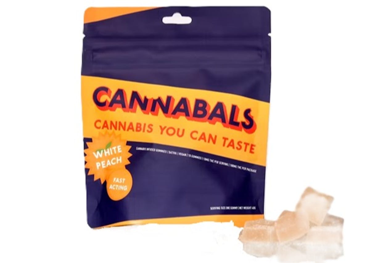 Photo of Cannabals | White Peach Gummies 10PK