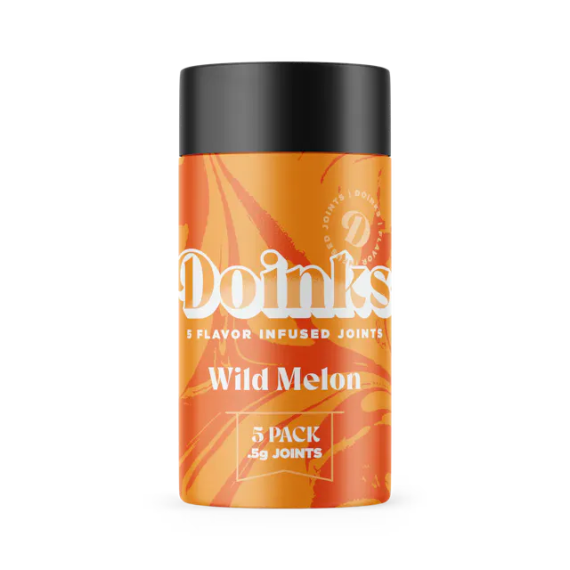 Doinks Infused Joints Pack Wild Melon 5pk/2.5g (hybrid, infused pre roll packs)