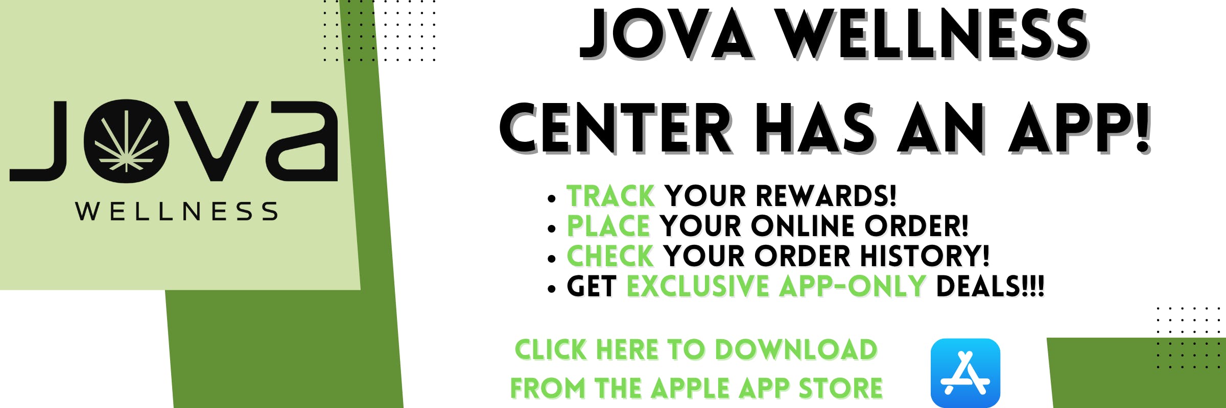 DOWNLOAD THE JOVA APP FROM THE APP STORE