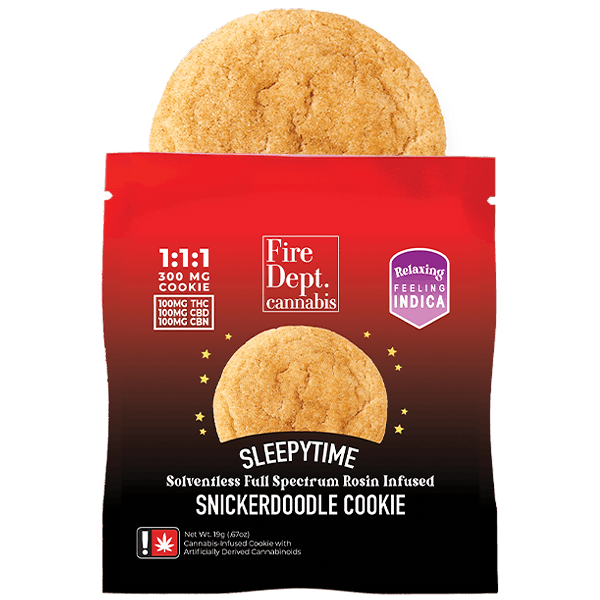 Photo of Sleepy Time Cookie 1:1:1 THC/CBD/CBG 100mg (Fire dept)
