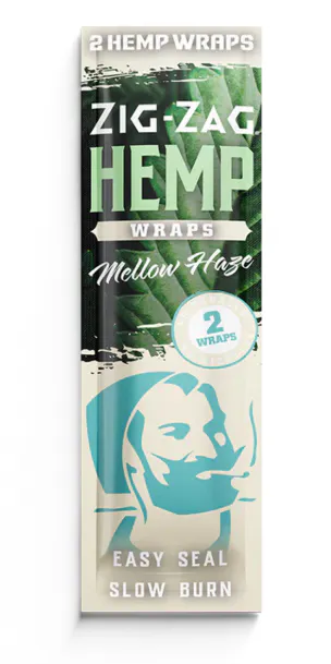 Zig Zag Hemp Wraps Mellow Haze 2pk | Trinity - Glen Ave - Recreational