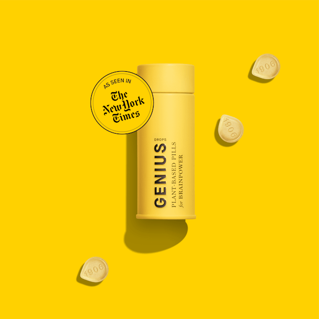 Genius Drops - 30 Pack Tin (2 Per Serving) - 1906 - Image 1