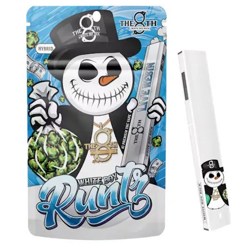 The 8th by White Boy Rick White Runtz All-In-One Vape Rec-active