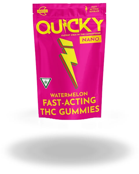 Product: Quicky | Watermelon Indica Gummies | 100mg