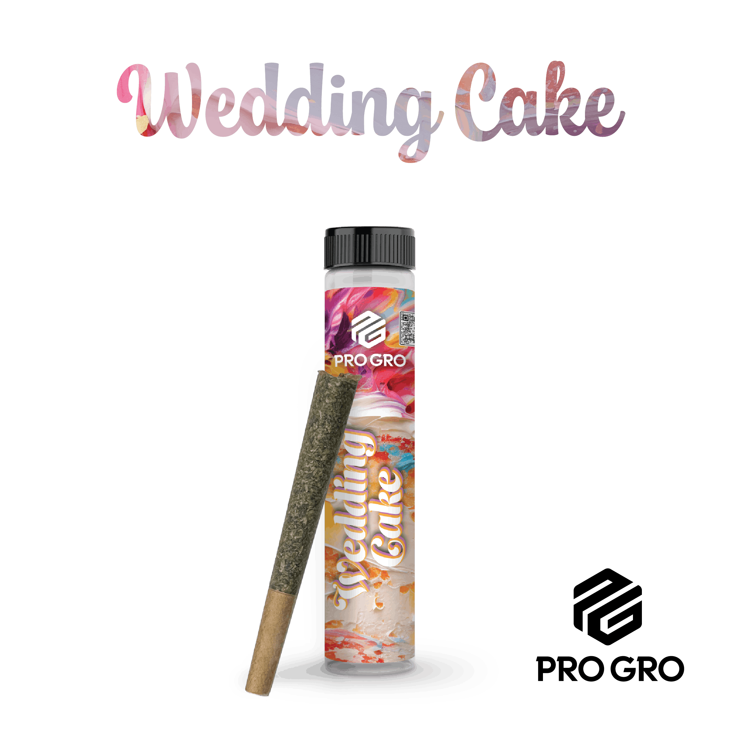 Pro Gro - 1g Preroll - Wedding Cake