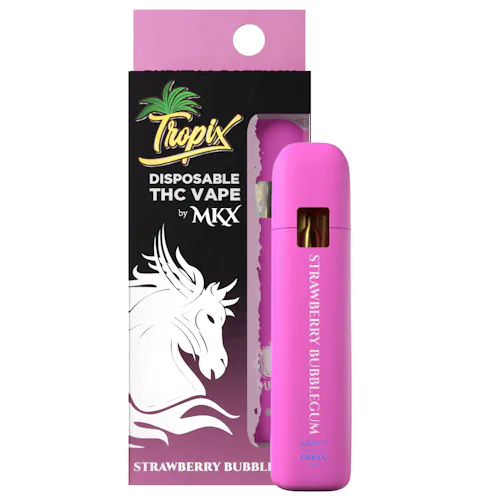 MKX Strawberry Bubblegum Disposable Vape Rec-1