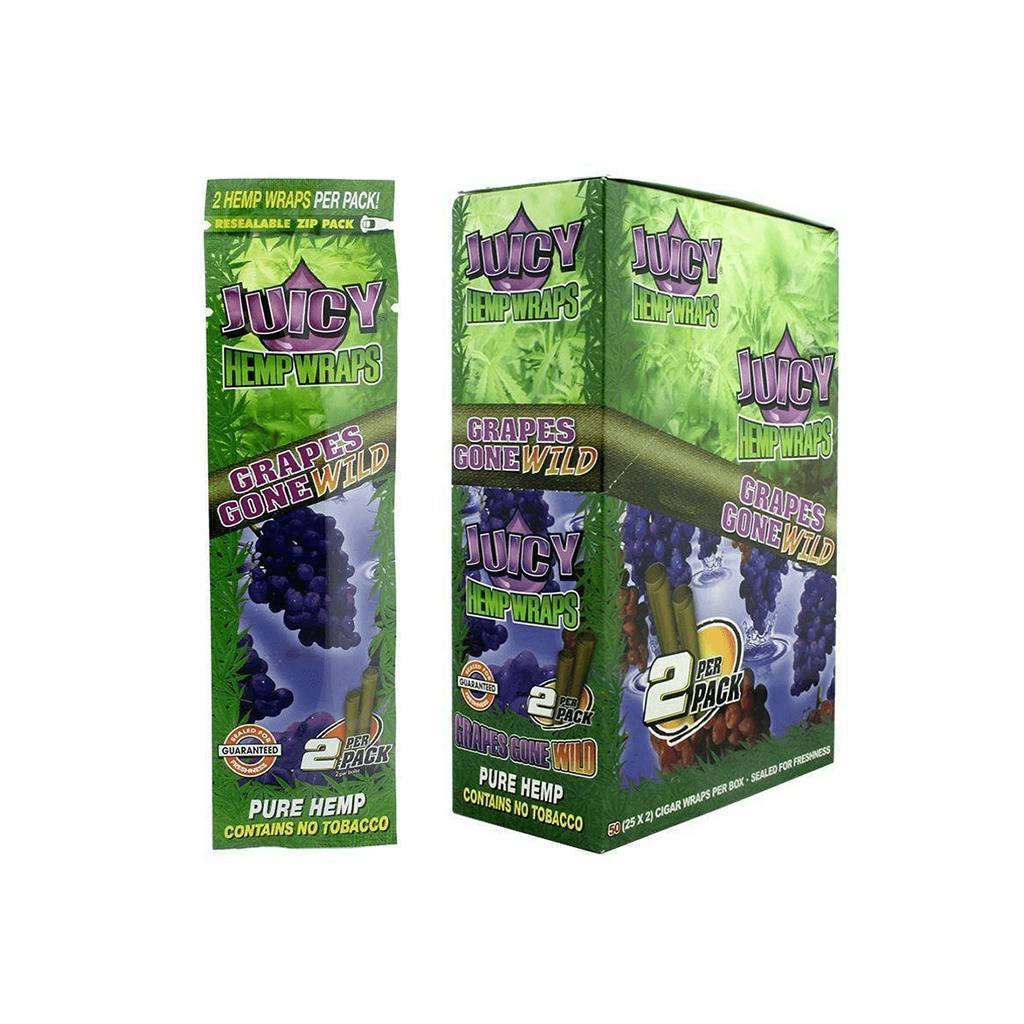 Product uicy Jay's -  Hemp Wraps - Grape - 2pk