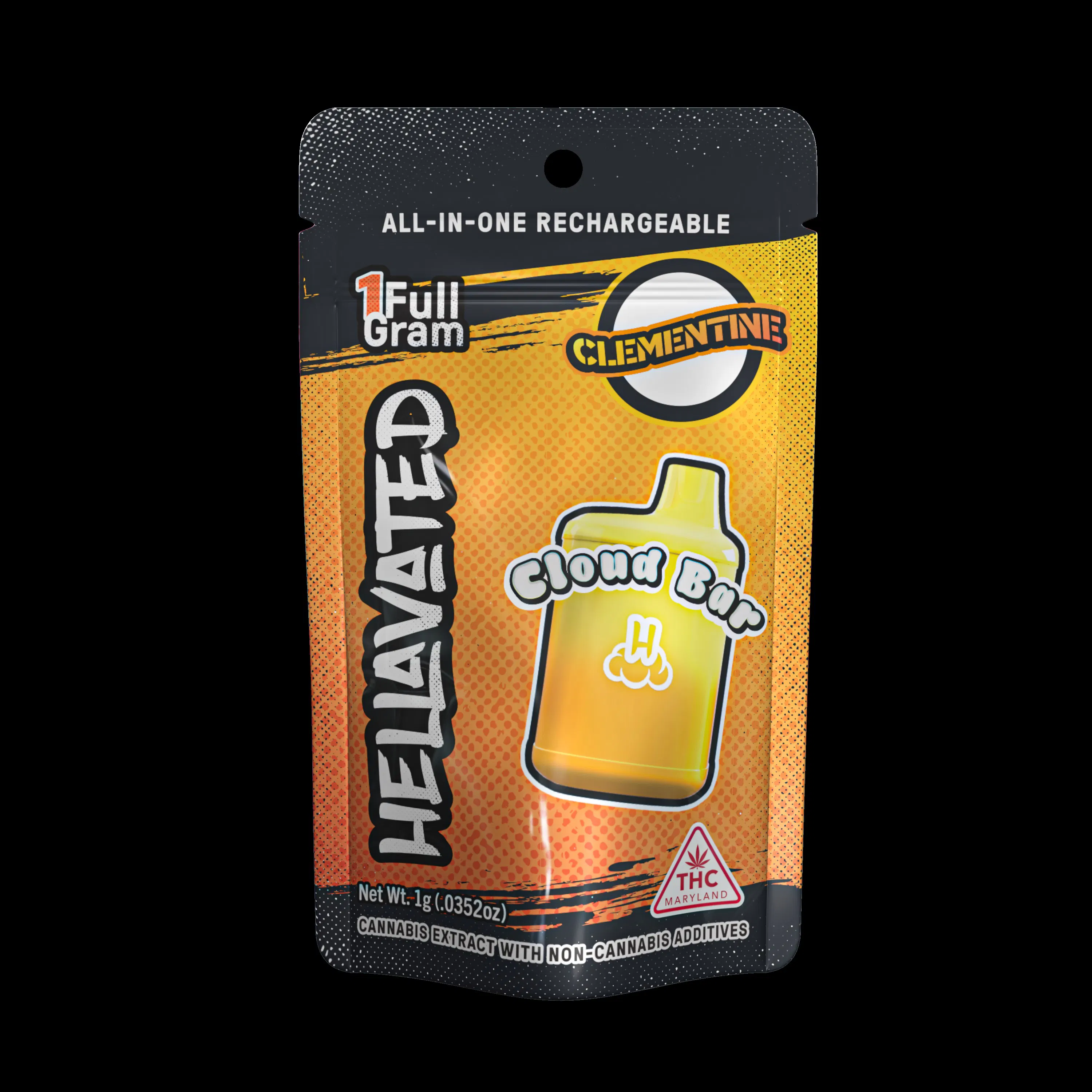 Clementine Cloud Bar Rechargeable Disposable 1g | Liberty (Oxon Hill)