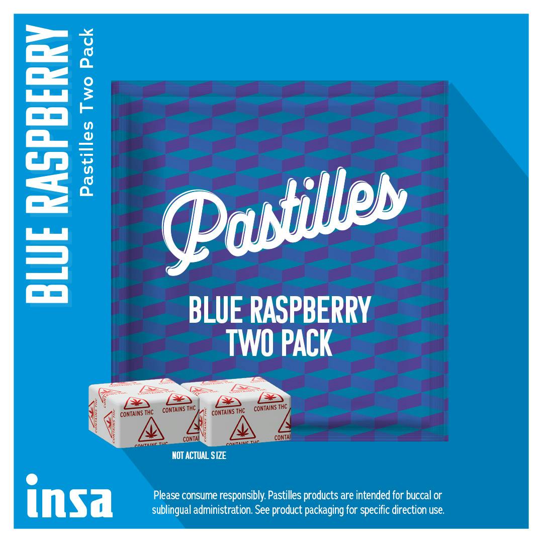 Blue Raspberry Infused Pastilles 2ct/20mg