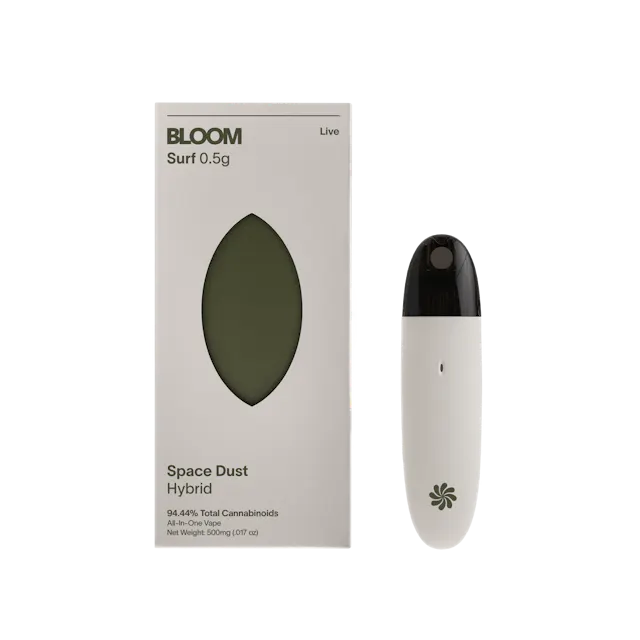 Bloom Disposable Live Surf Space Dust .5g (hybrid, disposables)