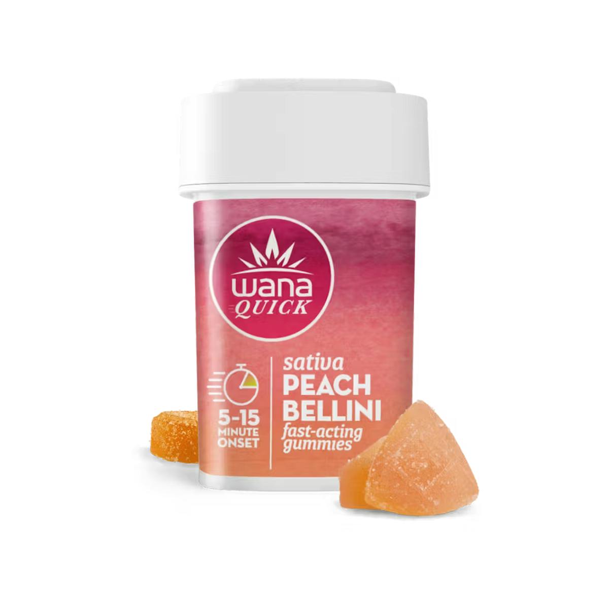 Photo of Wana I Quick Peach Bellini | Gummies 10pk