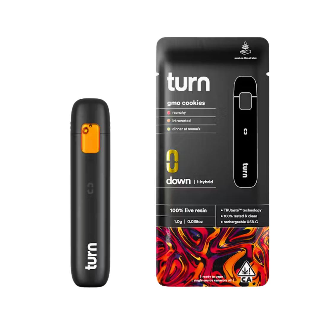 GMO COOKIES LIVE RESIN TURN DOWN ALL-IN-ONE