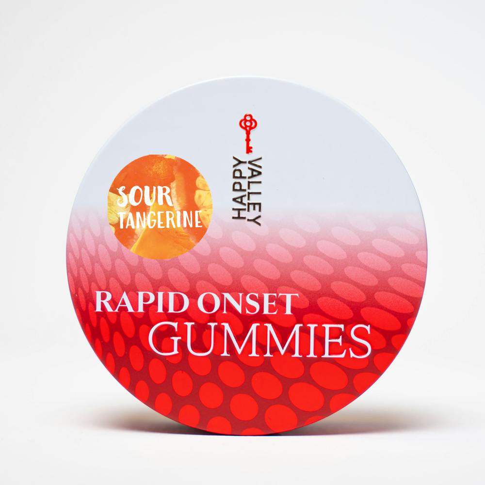 Gummies Rapid Onset 100mg THC- Sour Tangerine
