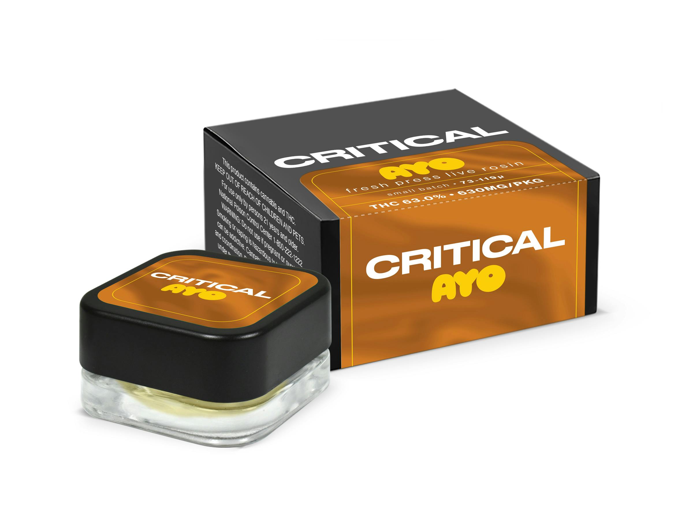 Photo of Critical | Concentrates | AYO | Fresh Press Rosin 1g