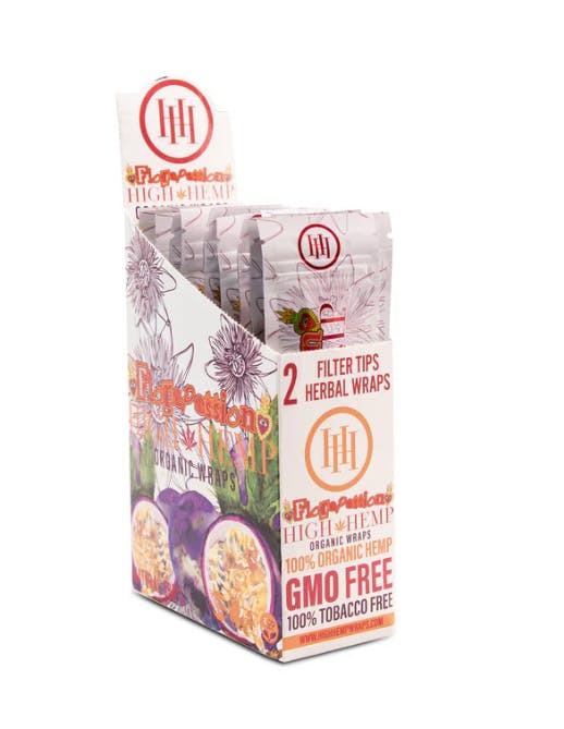 High Hemp Organic Wraps Floral Passion 2Tips/2Wraps