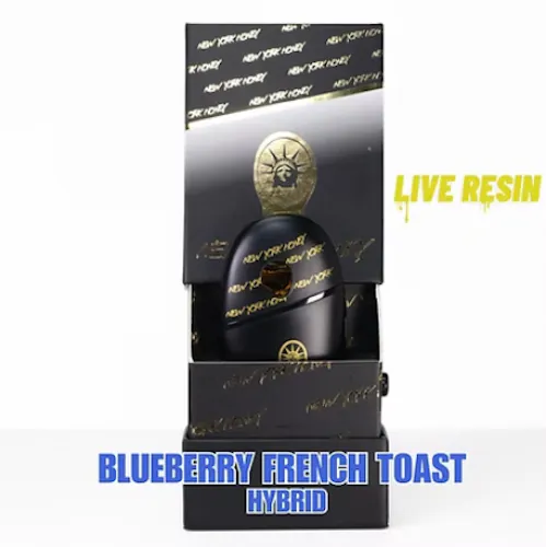 NY Honey Blueberry French Toast Live Resin AIO Vape 1g-active