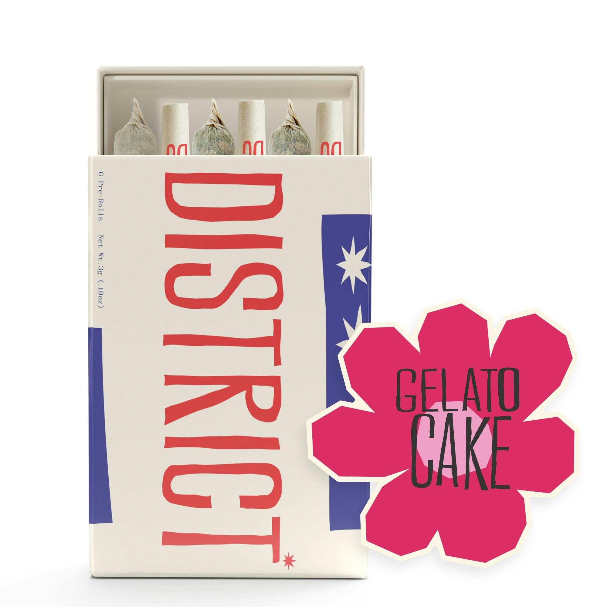 Shop District Cannabis District Cannabis | Gelato Cake | 0.5g Pre