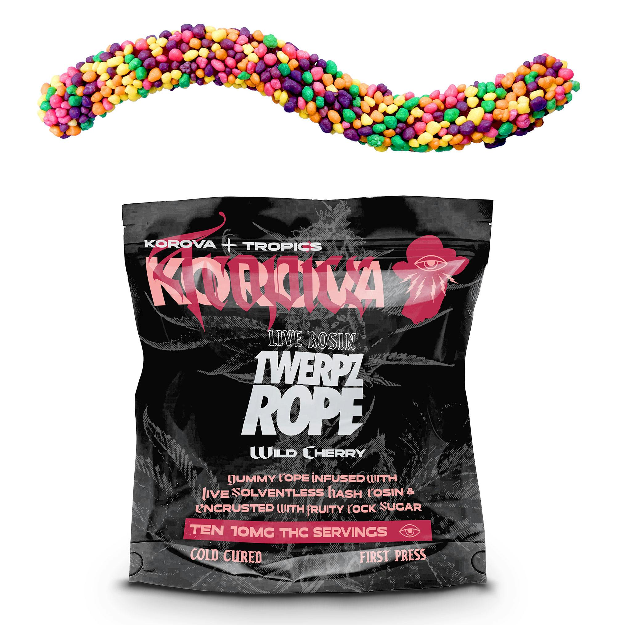 Korova: Wild Cherry Rosin Twerpz Rope 10pc | Trulieve