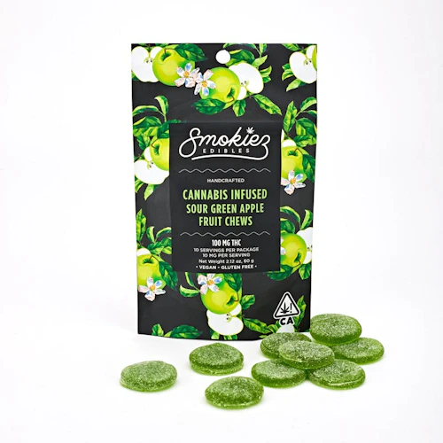 Smokiez - 200mg Gummies - Sour Green Apple