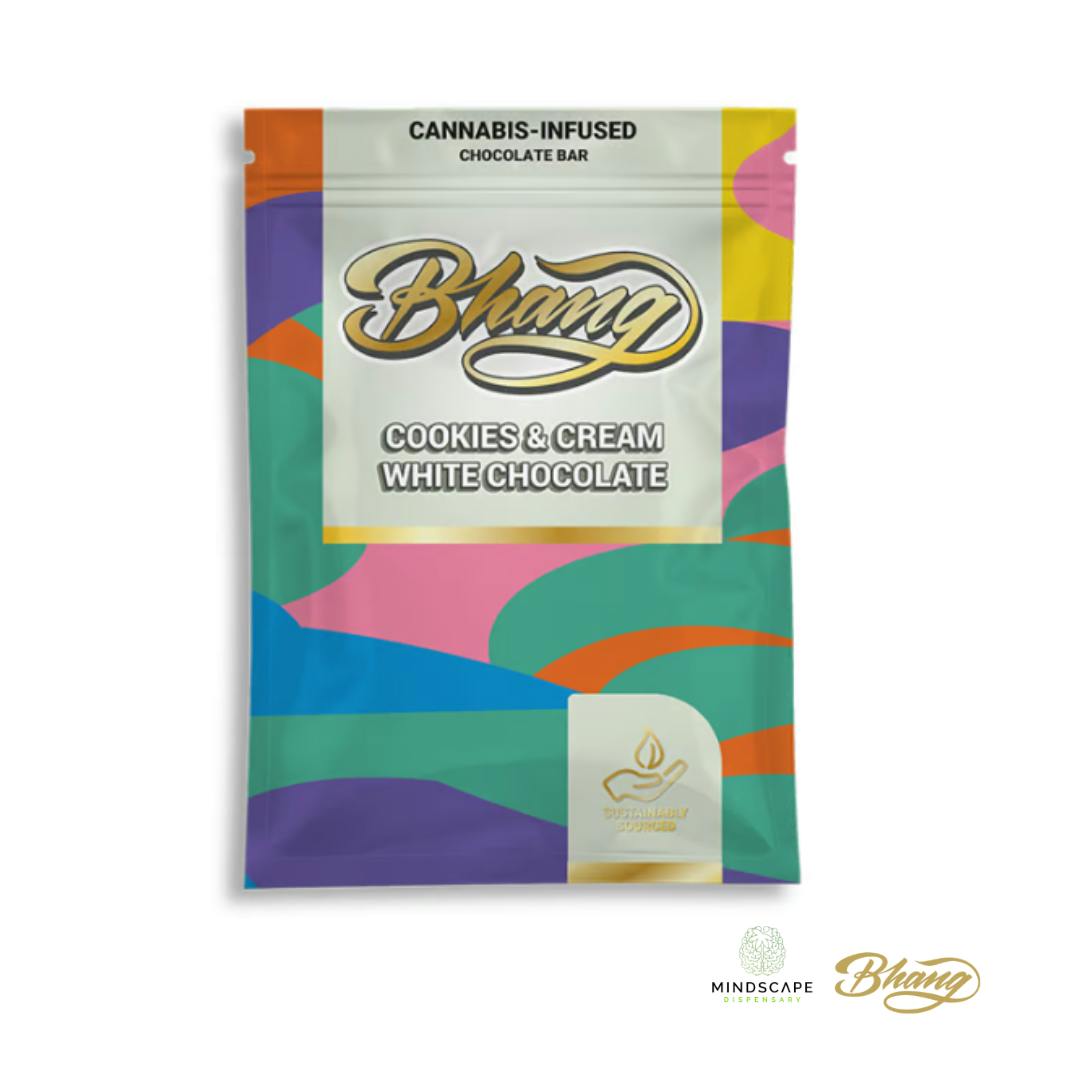 Bhang Cookies & Cream White Chocolate 100mg