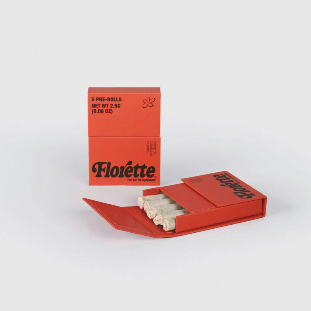 Florette- Pre-Roll-  .5g 5 Pack (2.5g) - Albany Sour