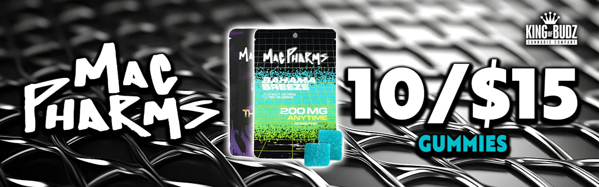 Mac Pharm Gummies 10/$15