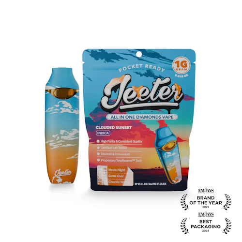 Jeeter - 1g Liquid Diamond Disposable - Clouded Sunset